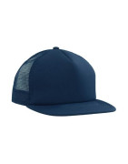 Truckers z płaskim daszkiem w kolorze granatowym  - 3806
