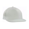Truckers z płaskim daszkiem w kolorze białym - 3806