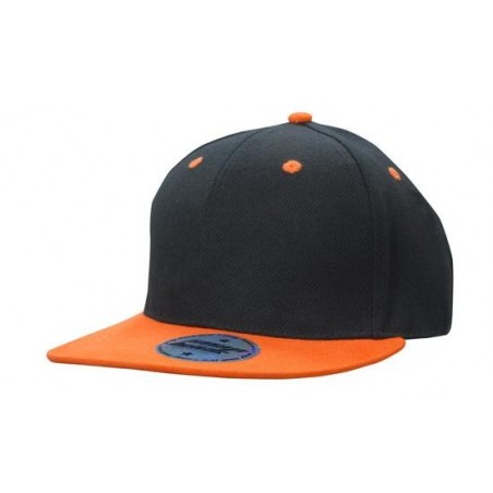 Dziecięcy Snap back pro z pomarańczowymi elementami Dziecięcy Snap back pro z pomarańczowymi elementami