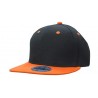 Dziecięcy Snap back pro z pomarańczowymi elementami