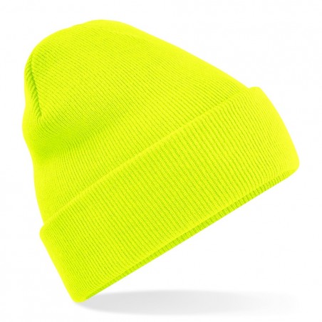 Czapka dzianinowa - B45 - Fluorescent Yellow Czapka dzianinowa - B45 - Fluorescent Yellow