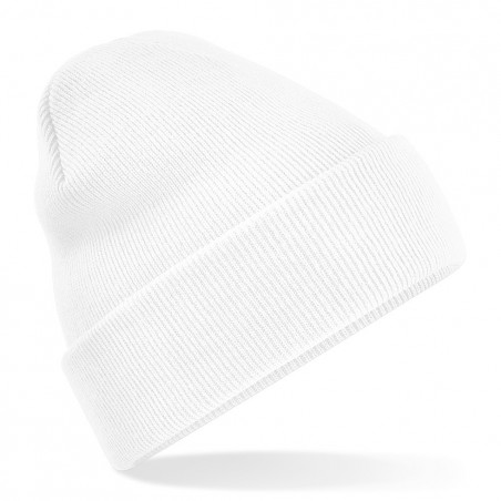 Czapka dzianinowa - B45 - White Czapka dzianinowa - B45 - White
