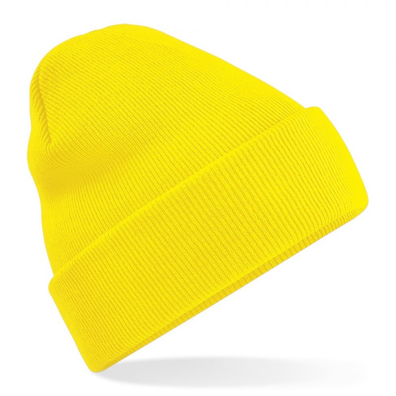 Czapka dzianinowa - B45 - Yellow