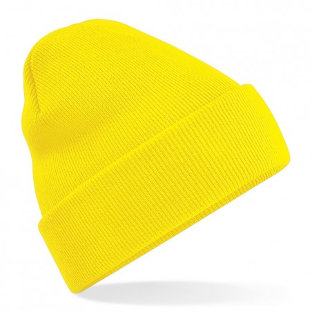 Czapka dzianinowa - B45 - Yellow Czapka dzianinowa - B45 - Yellow