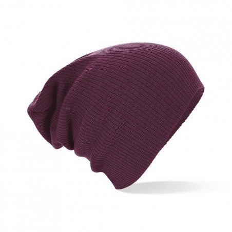 Czapka Slouch - B461 - Burgundy Czapka Slouch - B461 - Burgundy
