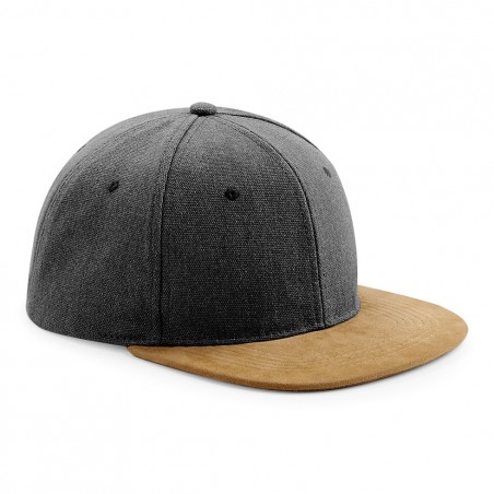 Czapka Suede Peak - B668 - Vintage Black Czapka Suede Peak - B668 - Vintage Black