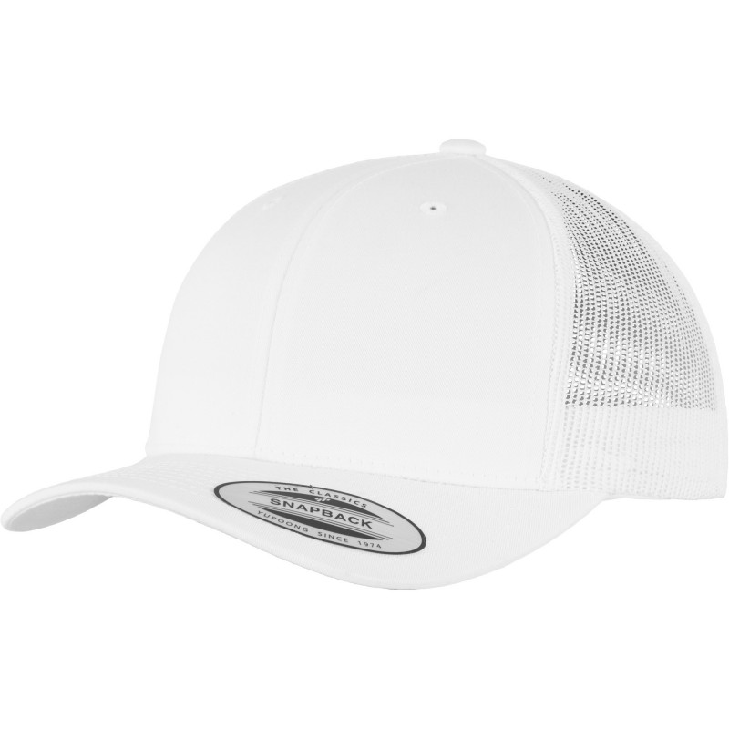 Czapka Retro Trucker - 6606 - White