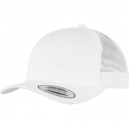 Czapka Retro Trucker - 6606 - White Czapka Retro Trucker - 6606 - White
