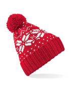 Czapka Fair Isle Snowstar - B456 - Classic Red /White