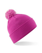 Czapka B450 - fuchsia/white