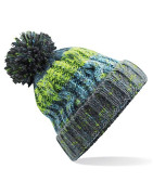 Corkscrew Pom Pom Beanie