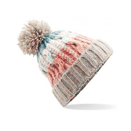 Corkscrew Pom Pom Beanie Corkscrew Pom Pom Beanie