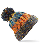 Corkscrew Pom Pom Beanie