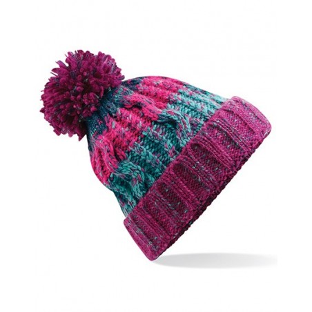 Corkscrew Pom Pom Beanie Corkscrew Pom Pom Beanie