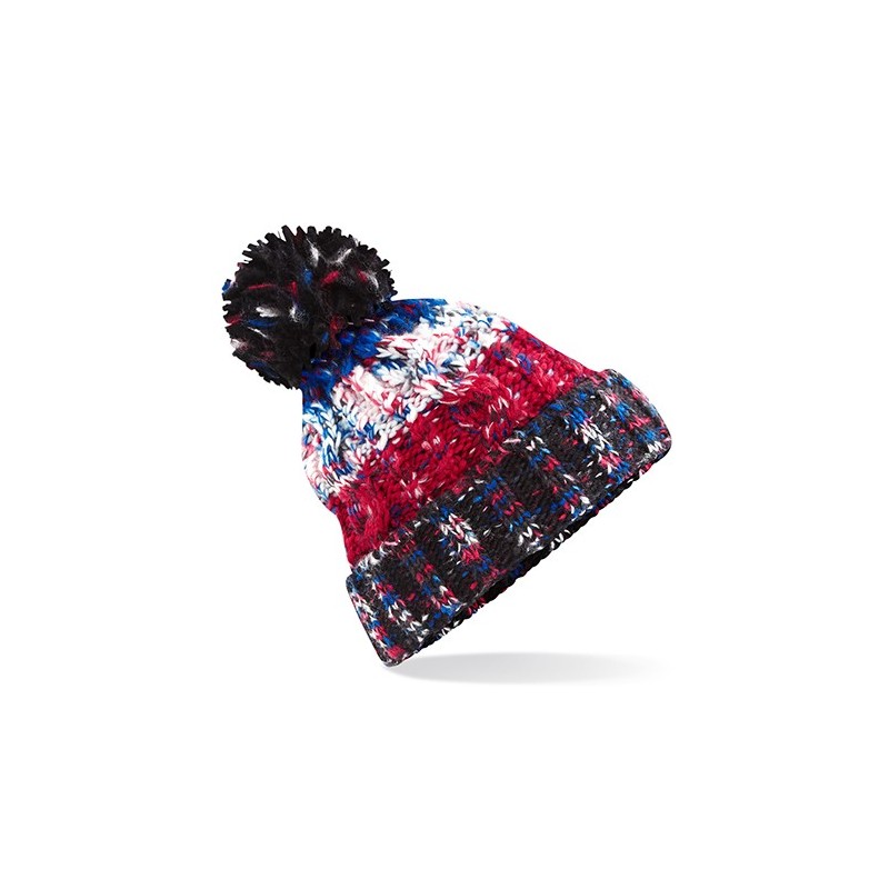 Corkscrew Pom Pom Beanie