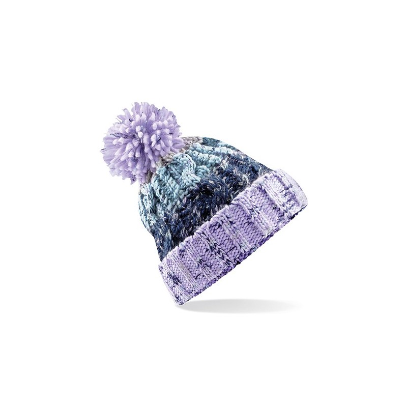 Corkscrew Pom Pom Beanie