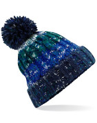 Corkscrew Pom Pom Beanie