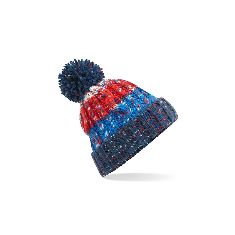 Corkscrew Pom Pom Beanie