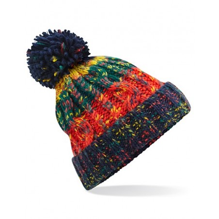 Corkscrew Pom Pom Beanie Corkscrew Pom Pom Beanie