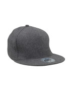 Czapka typu SnapBack model 4135 - szara lub z czarnym daszkiem