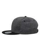 Czapka typu SnapBack model 4135 - szara lub z czarnym daszkiem