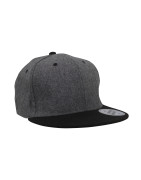 Czapka typu SnapBack model 4135 - szara lub z czarnym daszkiem