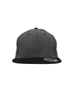 Czapka typu SnapBack model 4135 - szara lub z czarnym daszkiem