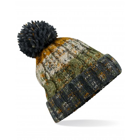 Corkscrew Pom Pom Beanie Corkscrew Pom Pom Beanie