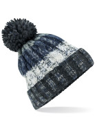 Corkscrew Pom Pom Beanie