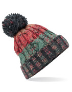 Corkscrew Pom Pom Beanie