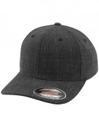 Czapka typu Full Cap model 6277FM - szara, czarny spód daszka